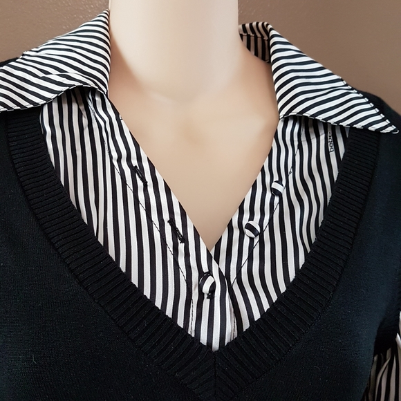 💃 Bebe business silk sweater dress. - Picture 3 of 8